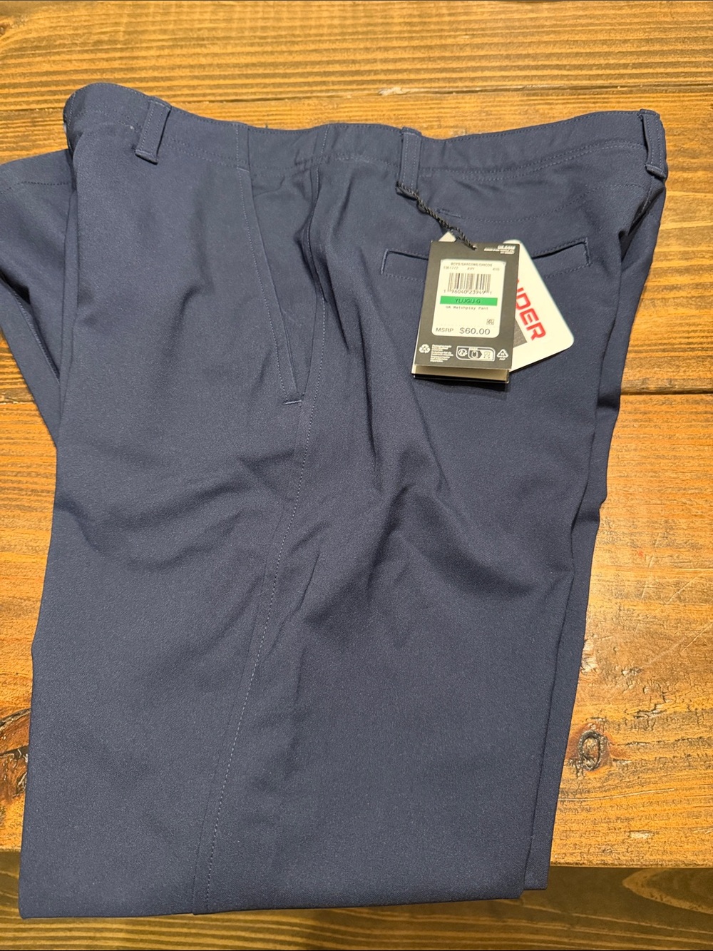 Under Armour Boys Navy Performance Pants